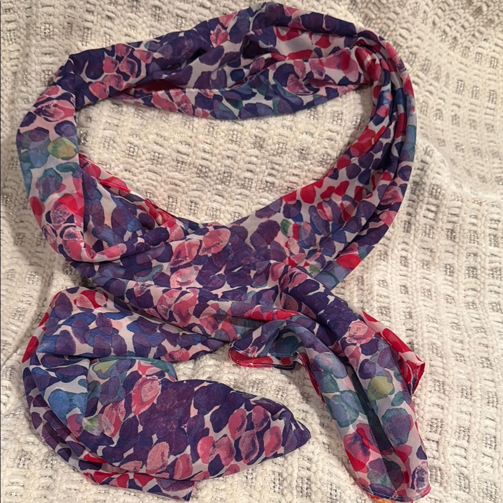 Colorful Floral Women's Scarf